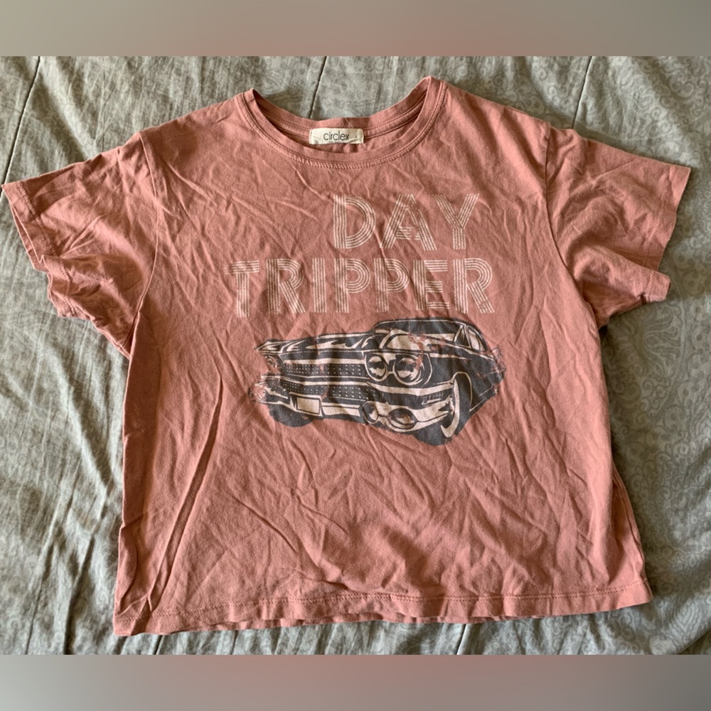 Circlex Day Tripper T-shirt Tee Shirt Top Pullover Short Sleeve Cotton Large